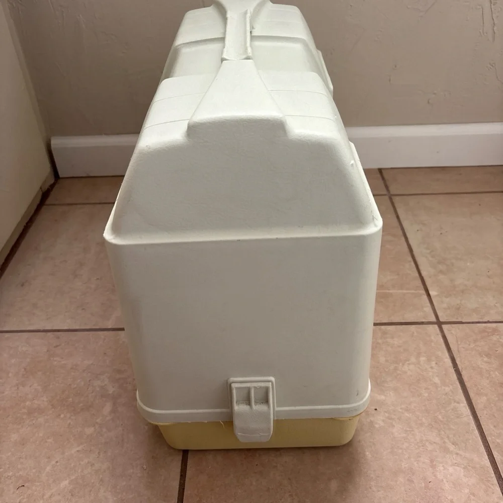 Vintage Art Deco Sewing Machine Hard Storage Case Heavy Duty! Fits Most Machines